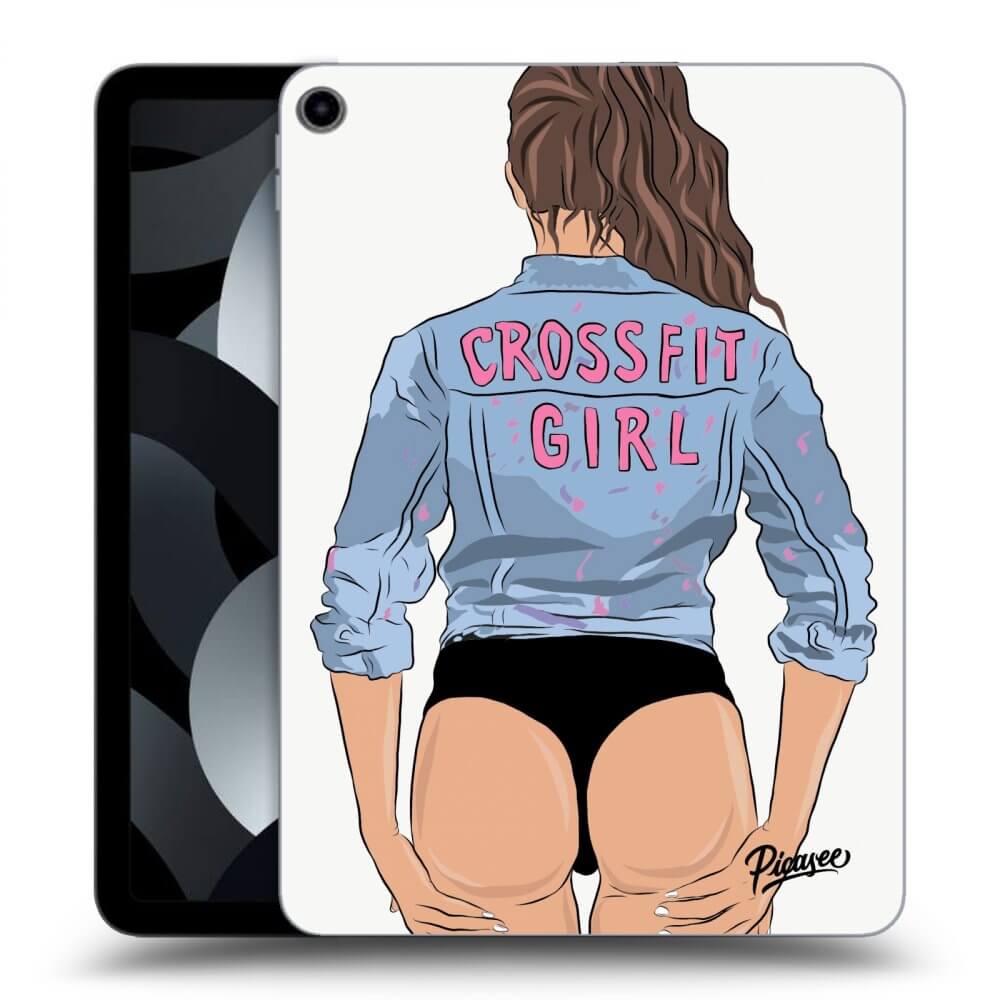 Picasee silikonowe czarne etui na Apple iPad 10,9" 2022 (10.generace) - Crossfit girl - nickynellow