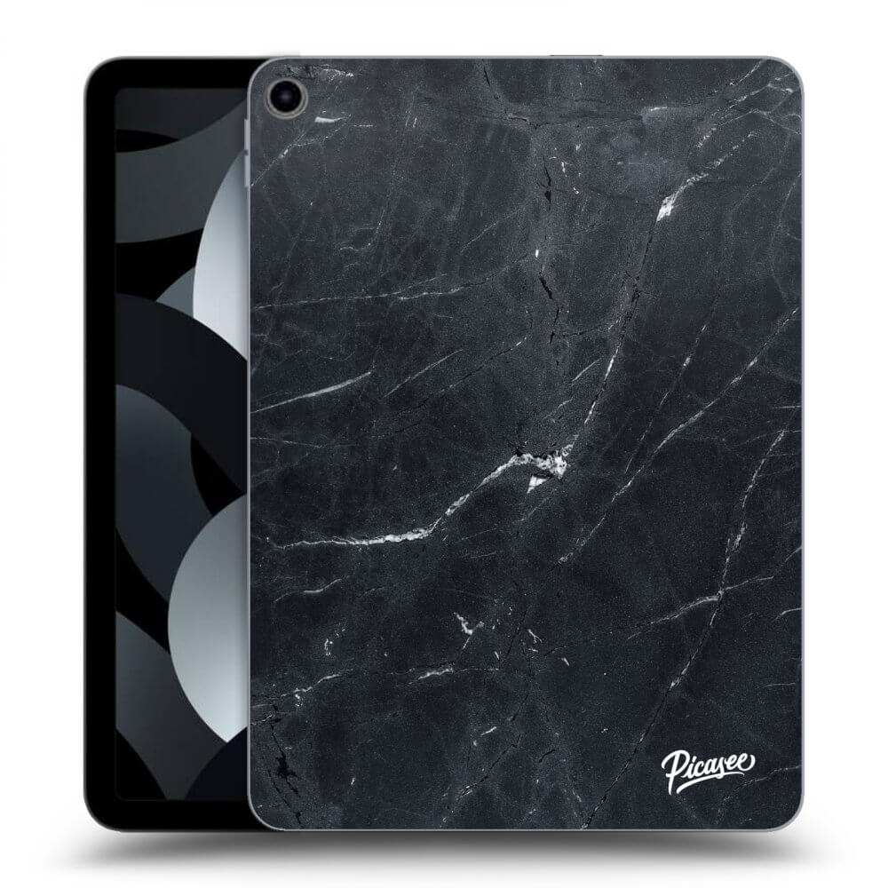 Picasee silikonowe przeźroczyste etui na Apple iPad 10,9" 2022 (10.generace) - Black marble