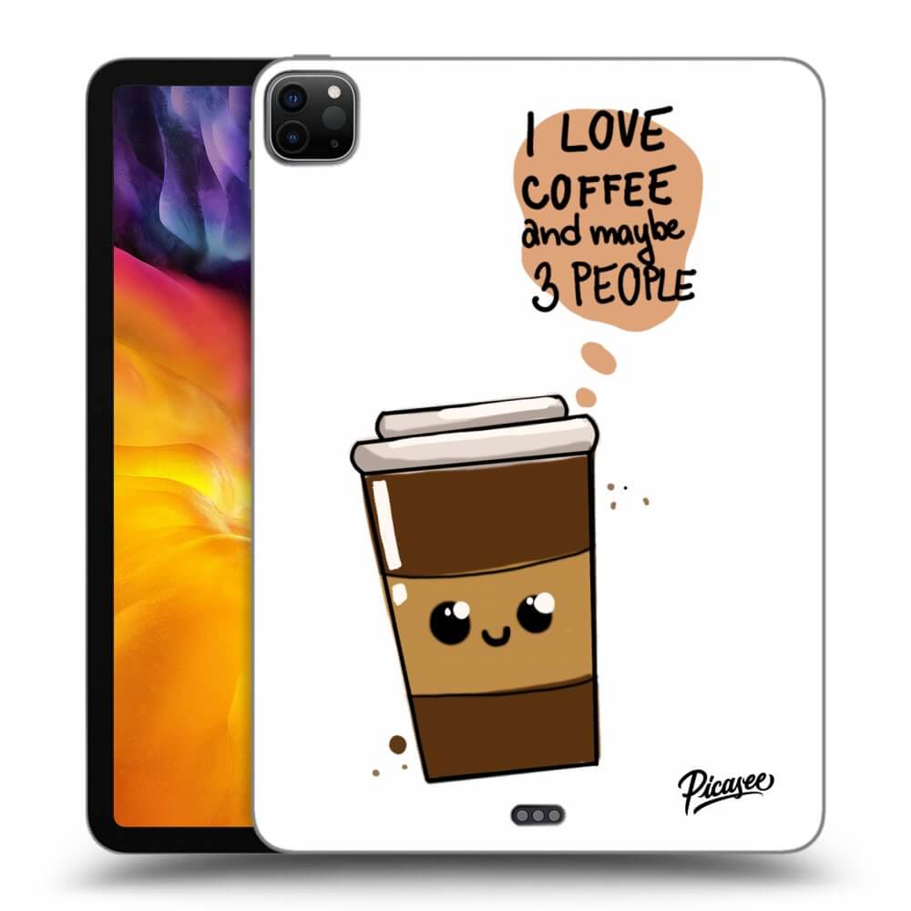 Picasee silikonowe przeźroczyste etui na Apple iPad Pro 11" 2022 M2 (4.generace) - Cute coffee