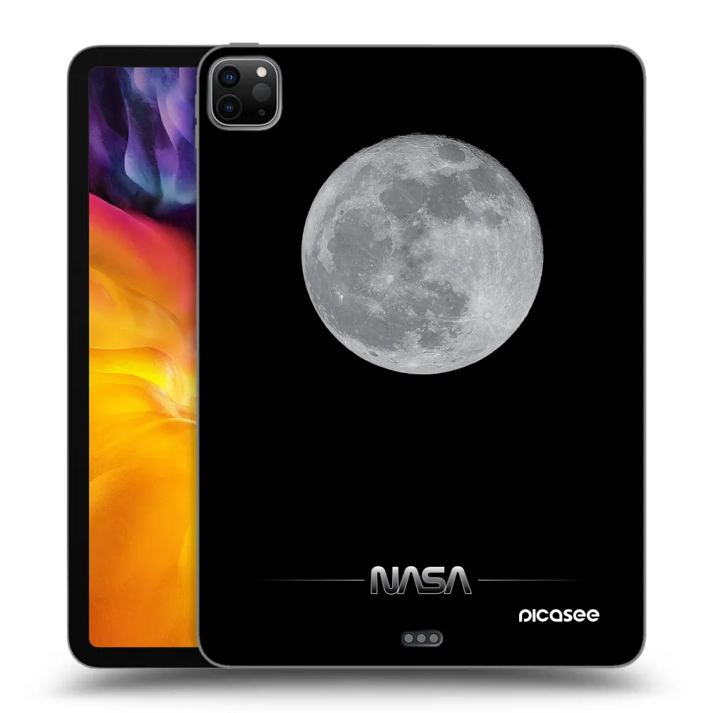 Picasee silikonowe czarne etui na Apple iPad Pro 11" 2022 M2 (4.generace) - Moon Minimal