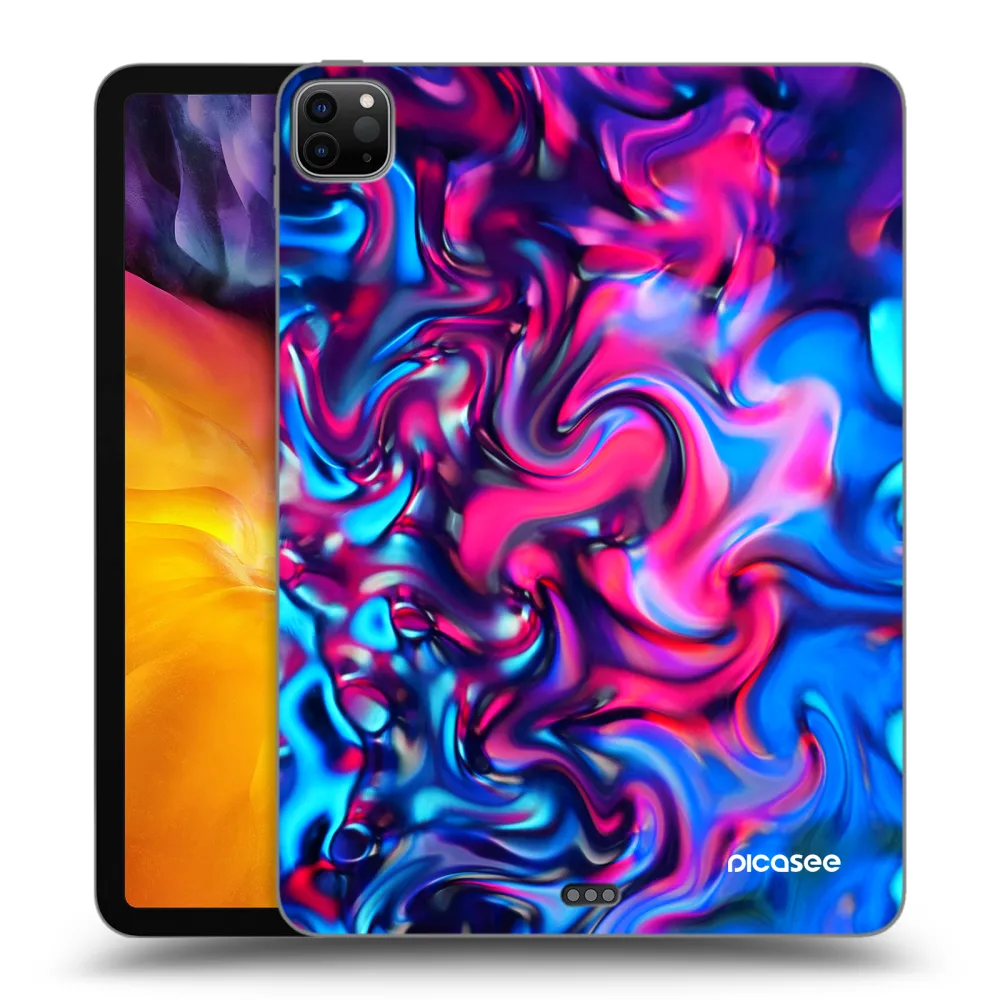 Picasee silikonowe czarne etui na Apple iPad Pro 11" 2022 M2 (4.generace) - Redlight