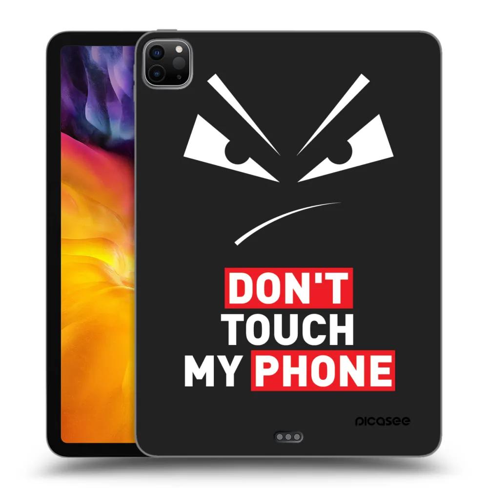 Picasee silikonowe czarne etui na Apple iPad Pro 11" 2022 M2 (4.generace) - Evil Eye - Transparent