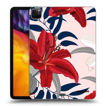 Etui na Apple iPad Pro 11" 2022 M2 (4.generace) - Red Lily