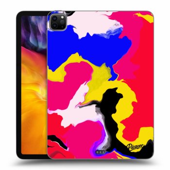 Picasee silikonowe czarne etui na Apple iPad Pro 11" 2022 M2 (4.generace) - Watercolor