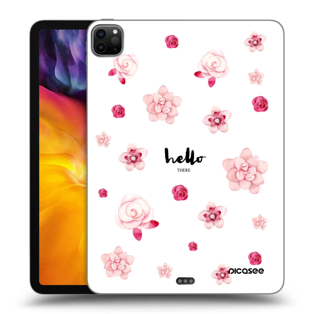 Picasee silikonowe czarne etui na Apple iPad Pro 11" 2022 M2 (4.generace) - Hello there