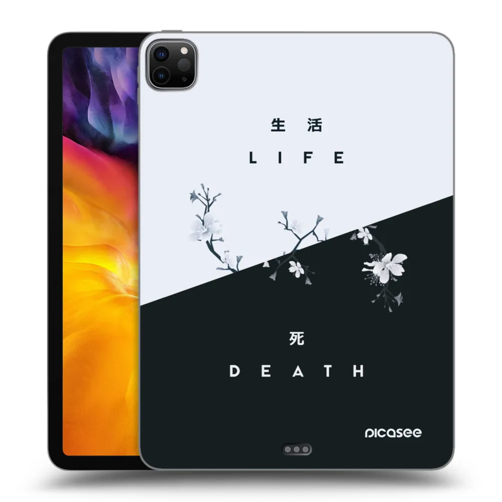 Picasee silikonowe czarne etui na Apple iPad Pro 11" 2022 M2 (4.generace) - Life - Death