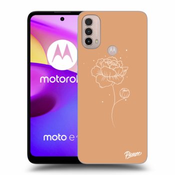 Etui na Motorola Moto E40 - Peonies