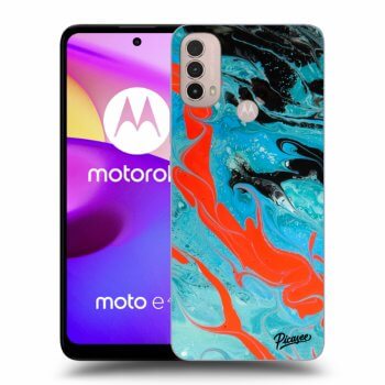 Etui na Motorola Moto E40 - Blue Magma