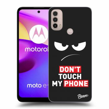 Etui na Motorola Moto E40 - Angry Eyes - Transparent