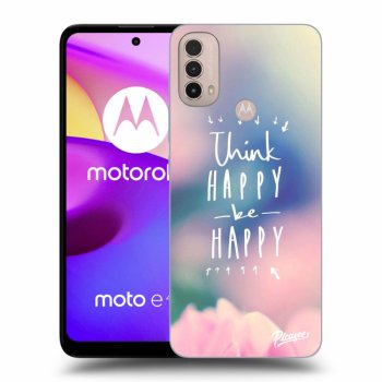Etui na Motorola Moto E40 - Think happy be happy