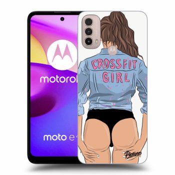 Etui na Motorola Moto E40 - Crossfit girl - nickynellow