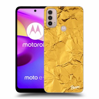 Etui na Motorola Moto E40 - Gold