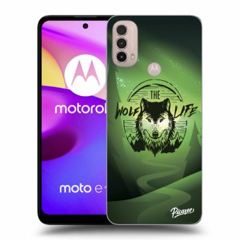 Etui na Motorola Moto E40 - Wolf life