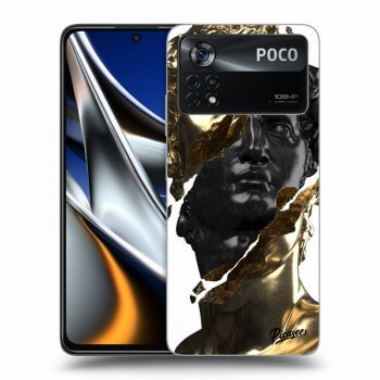 Etui na Xiaomi Poco M4 Pro - Gold - Black