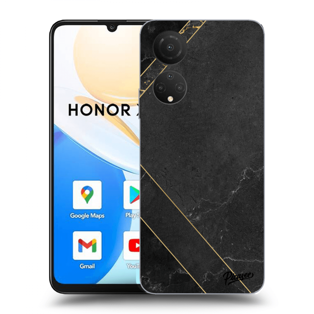 Picasee ULTIMATE CASE pro Honor X7 - Black tile