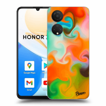 Picasee silikonowe przeźroczyste etui na Honor X7 - Juice
