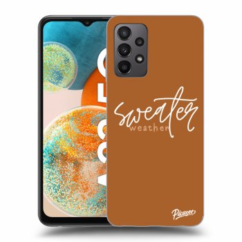 Picasee silikonowe przeźroczyste etui na Samsung Galaxy A23 A235F 4G - Sweater weather