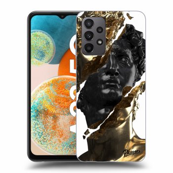Etui na Samsung Galaxy A23 - Gold - Black