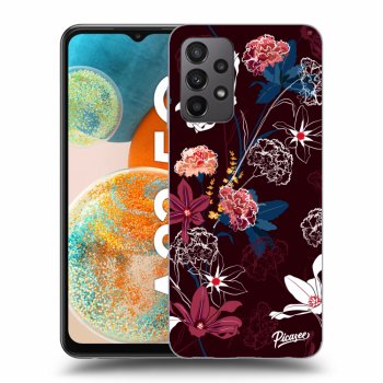 Picasee silikonowe czarne etui na Samsung Galaxy A23 A236B 5G - Dark Meadow