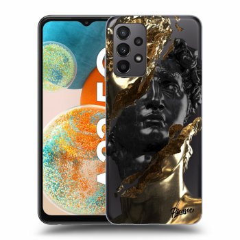 Etui na Samsung Galaxy A23 5G - Gold - Black