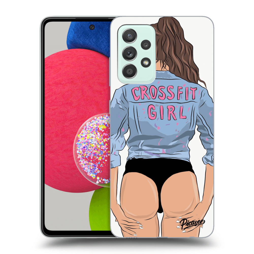 Picasee ULTIMATE CASE pro Samsung Galaxy A73 5G - Crossfit girl - nickynellow
