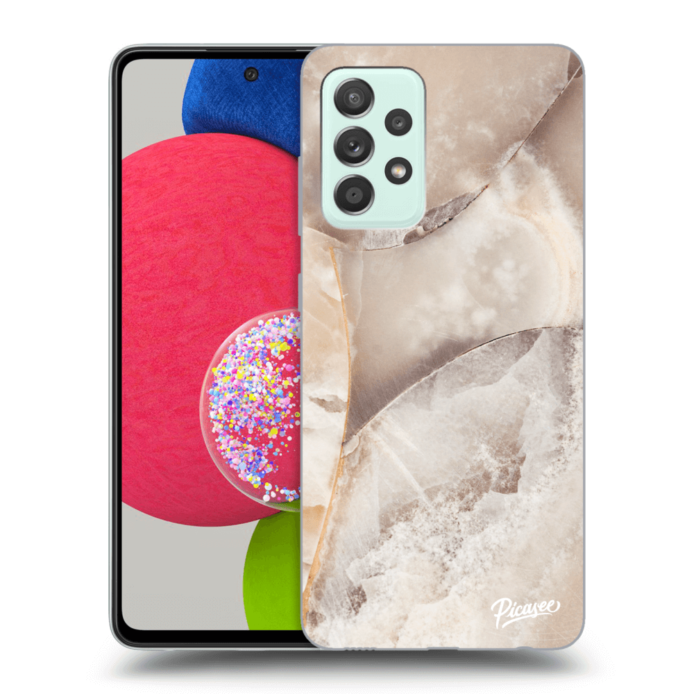 Picasee ULTIMATE CASE pro Samsung Galaxy A73 5G - Cream marble