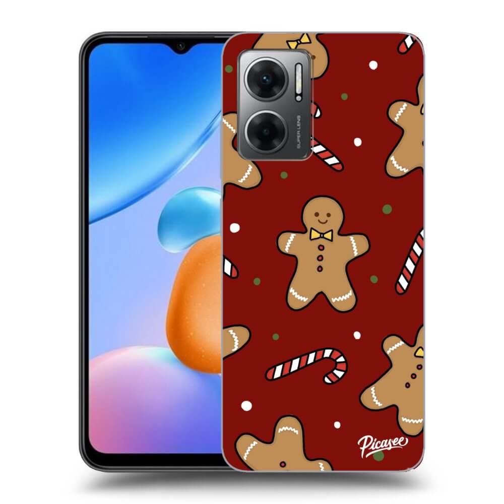 Picasee silikonowe czarne etui na Xiaomi Redmi 10 5G - Gingerbread 2