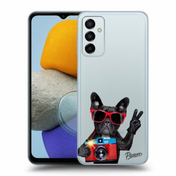Picasee silikonowe przeźroczyste etui na Samsung Galaxy M23 5G - French Bulldog