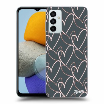 Picasee silikonowe czarne etui na Samsung Galaxy M23 5G - Lots of love
