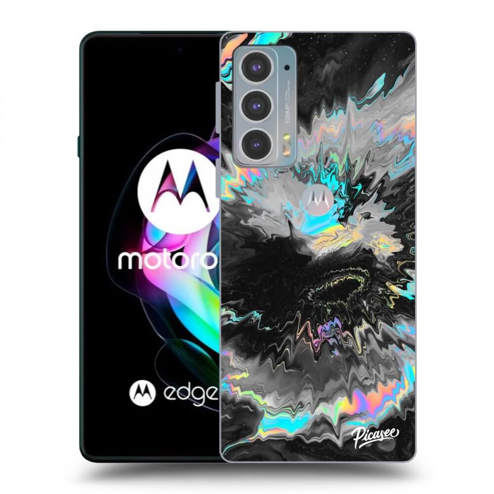 Picasee silikonowe czarne etui na Motorola Edge 20 - Magnetic