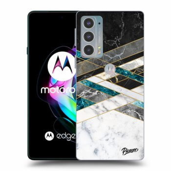 Etui na Motorola Edge 20 - Black & White geometry
