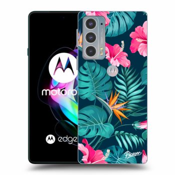 Etui na Motorola Edge 20 - Pink Monstera