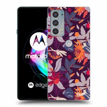 Etui na Motorola Edge 20 - Purple Leaf