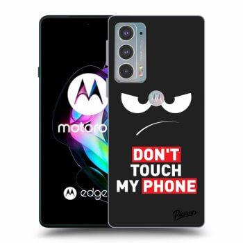 Etui na Motorola Edge 20 - Angry Eyes - Transparent