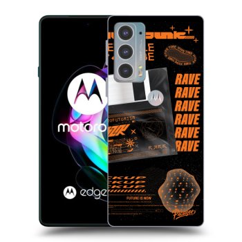 Picasee silikonowe przeźroczyste etui na Motorola Edge 20 - RAVE