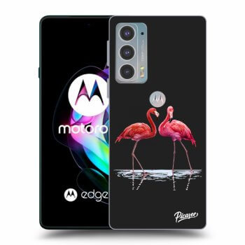 Etui na Motorola Edge 20 - Flamingos couple