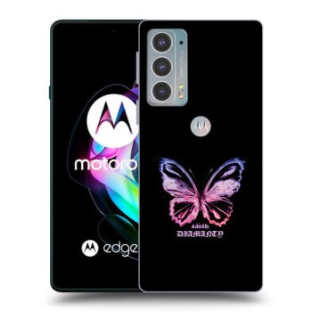 Etui na Motorola Edge 20 - Diamanty Purple