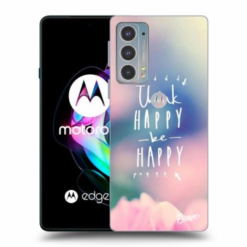 Etui na Motorola Edge 20 - Think happy be happy