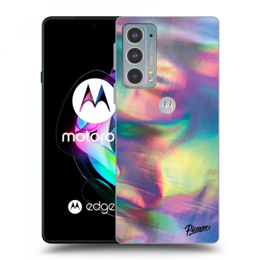 Picasee silikonowe przeźroczyste etui na Motorola Edge 20 - Holo