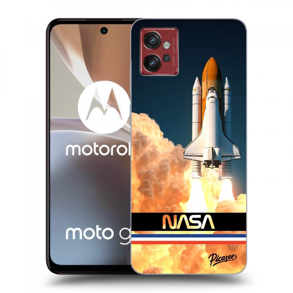 Picasee silikonowe przeźroczyste etui na Motorola Moto G32 - Space Shuttle