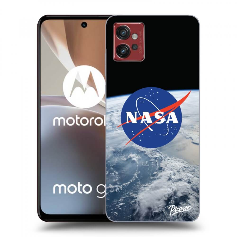 Picasee silikonowe przeźroczyste etui na Motorola Moto G32 - Nasa Earth