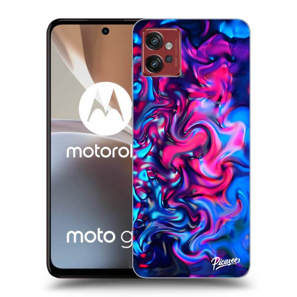 Picasee silikonowe przeźroczyste etui na Motorola Moto G32 - Redlight