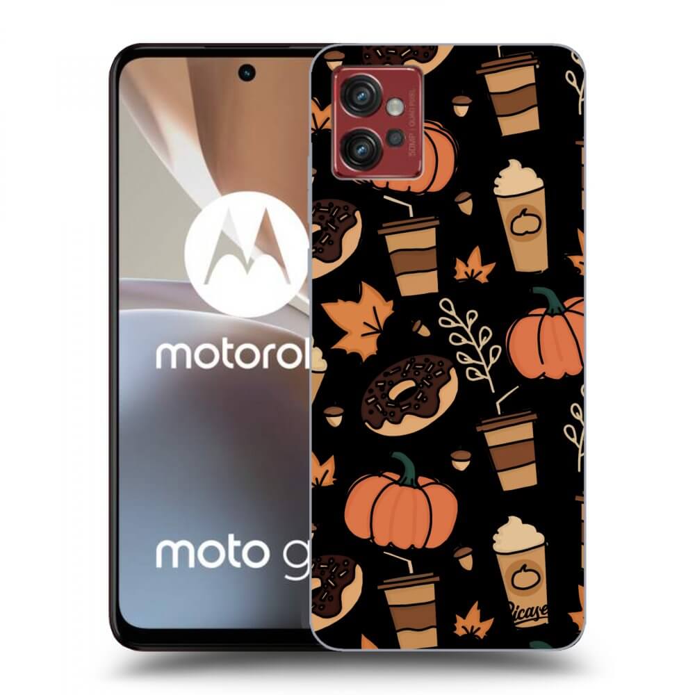 Picasee silikonowe czarne etui na Motorola Moto G32 - Fallovers