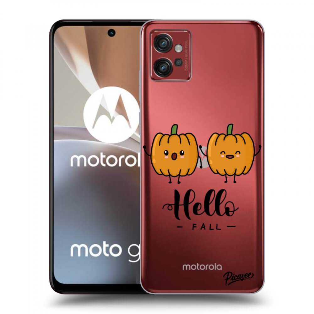 Picasee silikonowe przeźroczyste etui na Motorola Moto G32 - Hallo Fall