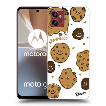 Picasee silikonowe czarne etui na Motorola Moto G32 - Gookies
