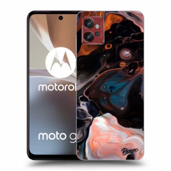 Picasee silikonowe czarne etui na Motorola Moto G32 - Cream