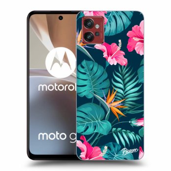 Etui na Motorola Moto G32 - Pink Monstera