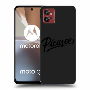 Picasee silikonowe czarne etui na Motorola Moto G32 - Picasee - black