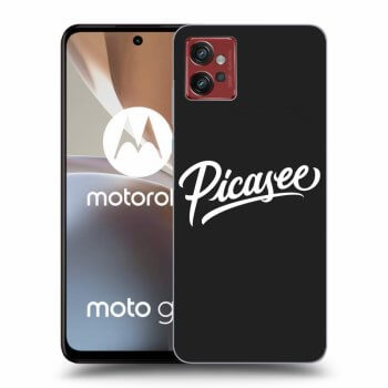 Picasee silikonowe czarne etui na Motorola Moto G32 - Picasee - White