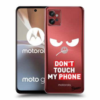 Picasee silikonowe przeźroczyste etui na Motorola Moto G32 - Angry Eyes - Transparent